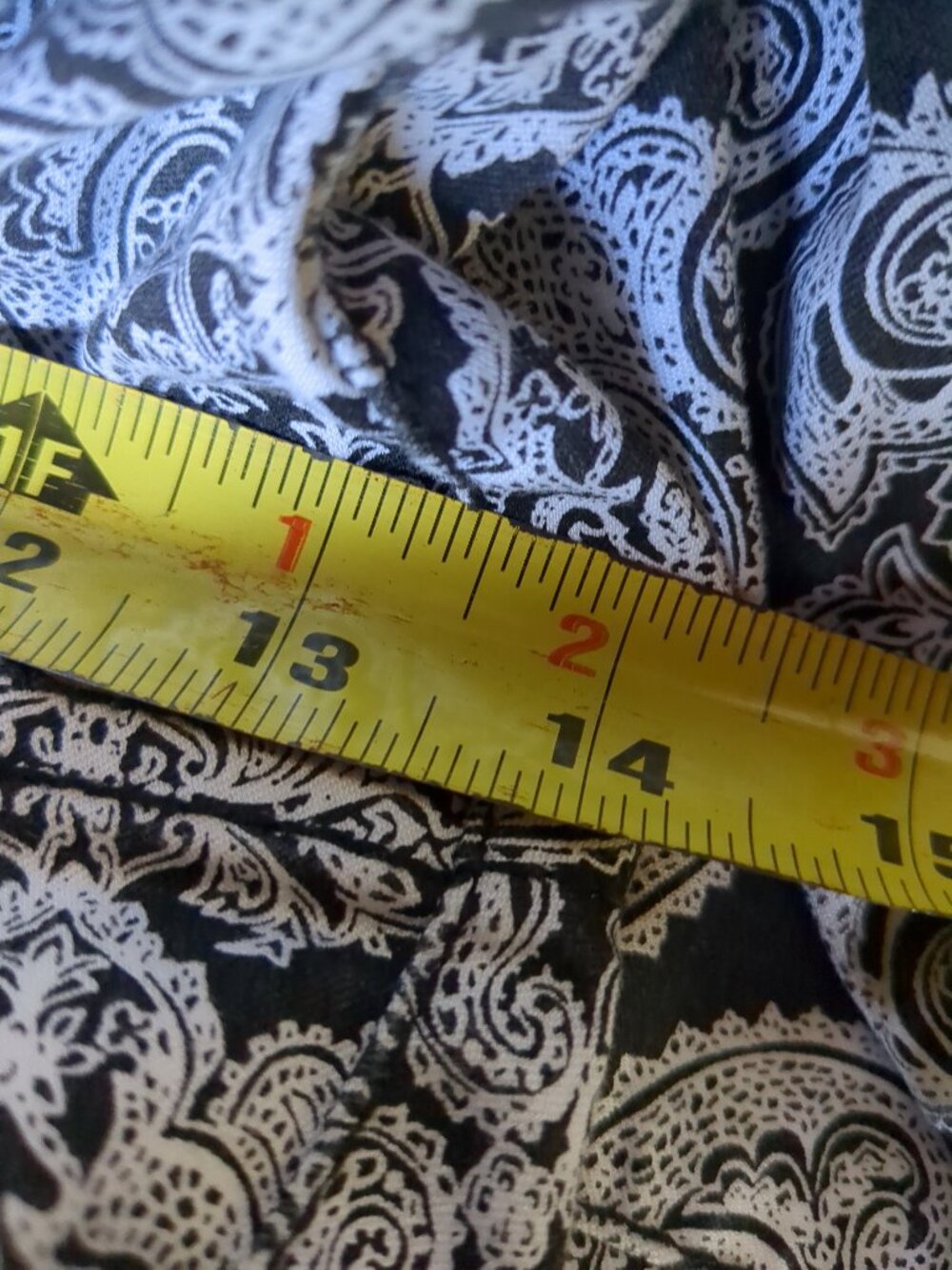 Black and White Cotton Blend Pants - Picture 10 of 14